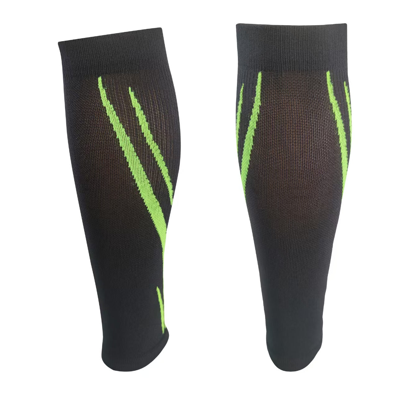 ABiram Calf Support Sleeves - Shin Splint Relief, Muscle Recovery, Reflective for Running (Unisex)