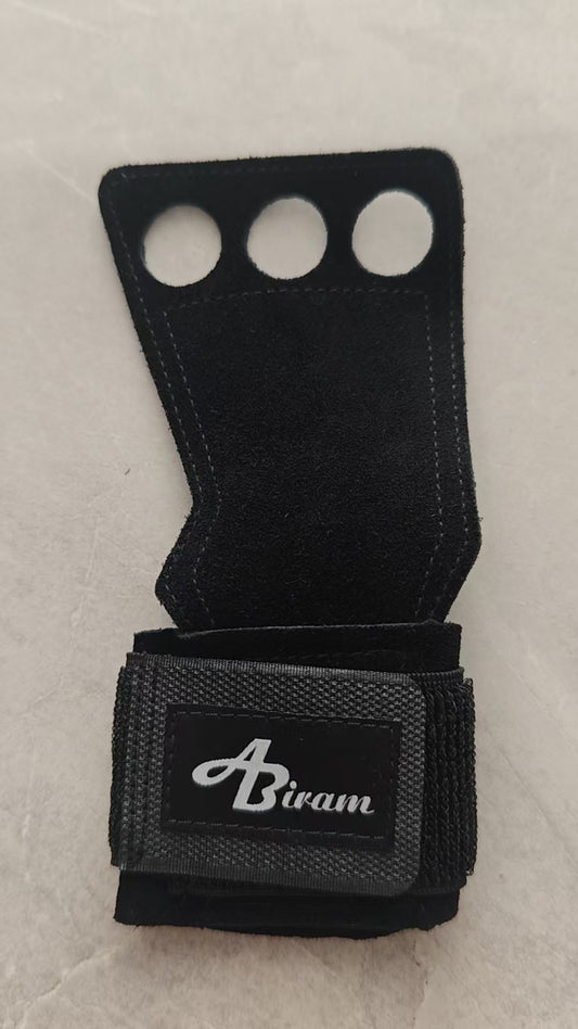 Abiram Weightlifting Gloves for Men & Women – Anti-Slip, Breathable, Shock-Absorbing – Gym Gloves for Deadlifts, Pull-Ups, CrossFit (Multiple Colors)